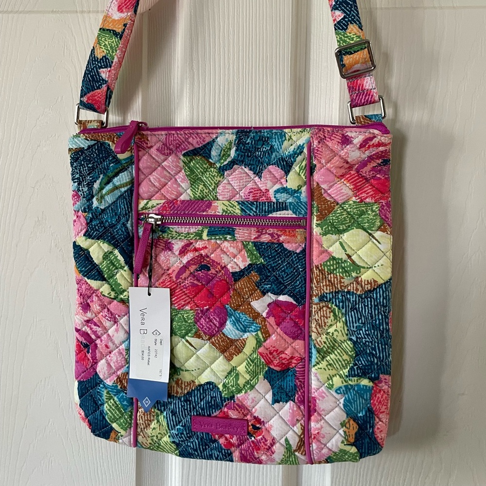NWT Vera Bradley Hipster Crossbody bag in Superbloom pattern - Picture 2 of 11